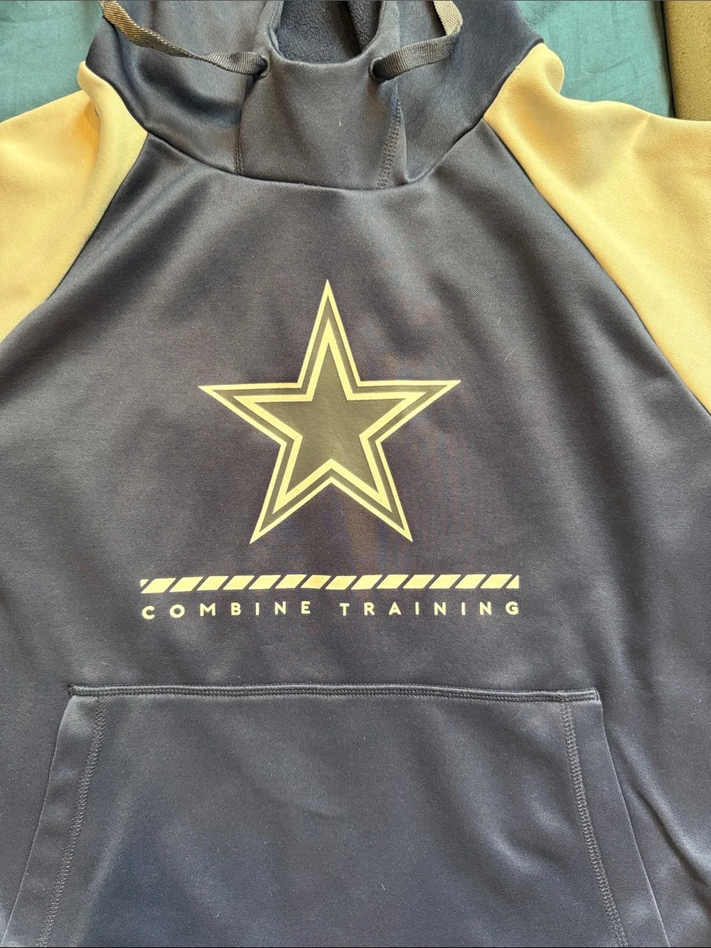 NFL Navy Pullover Hoodie with Gold Star Accent
